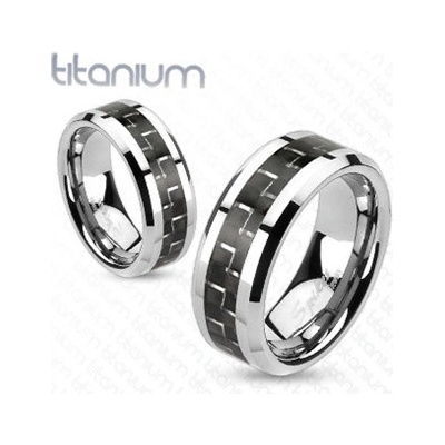 Spikes USA Prsten titan karbon TT1037