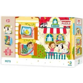 Image 1 of dodo - Пъзел сортер - Домашни любимци - 18 части (300160)