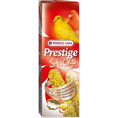 Versele-Laga Prestige Sticks tyčinky pro kanáry Eggs & Oyster shells 60 g