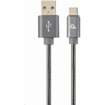 Gembird KAB051364 USB 2.0 AM na Type-C (AM/CM), 1m, šedý