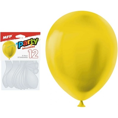 UNIPAP balónek nafukovací sáček standard 26cm žlutý 8000188 583044