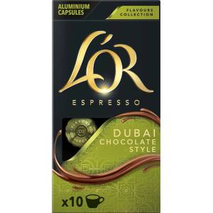 L'OR Кафе капсули L’OR Dubai Chocolate Style за Nespresso Original, 10 бр
