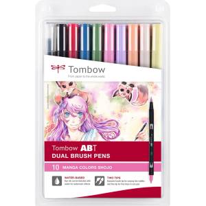 Tombow Маркер ABT Dual Brush Manga Shojo (10) (ABT-10C-MANGA2)