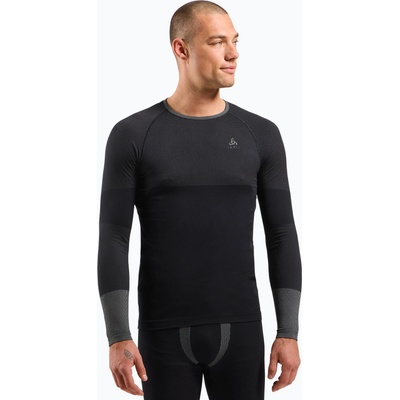 ODLO Мъжка термоактивна блуза с дълъг ръкав ODLO Fundamentals Performance Warm Bl Top Crew Neck black