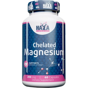 Image 1 of Haya Labs Chelated Magnesium 200 mg [60 капсули]