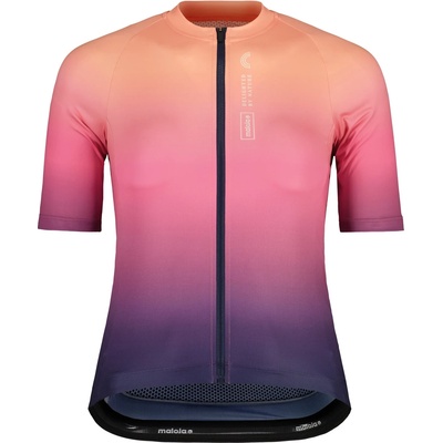Maloja Дамска фланелка с къс ръкав за колоездене Maloja Women's SchneckM. Cycling jersey - Night Sky Rainbow (156-3049-0414)