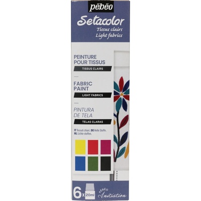 Setacolor sada Light Fabric 6 × 20 ml – Sleviste.cz