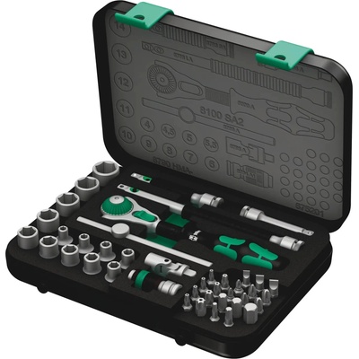 Wera 003533 Ráčnová sada Zyklop Speed 1/4" - 42 ks. 8100 SA 2
