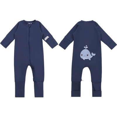Moniel Dětský rostoucí overal Velryba Navy Blue – Zbozi.Blesk.cz