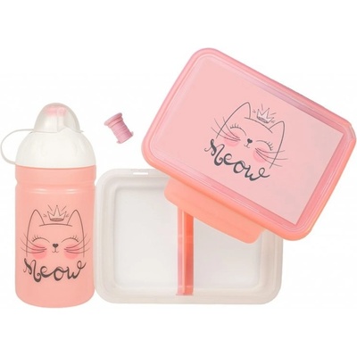 R&B set box a lahev mňau 500ml