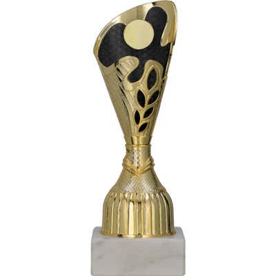 Pohár plastový zlato černý Výška: 22,5 cm