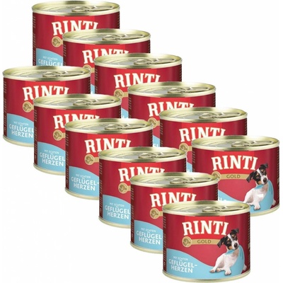 Rinti Gold drůbeží srdce 12 x 185 g