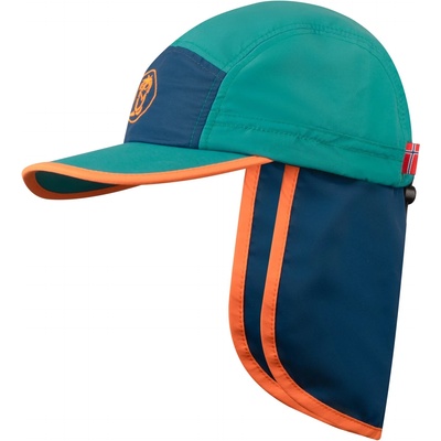 Trollkids Детска шапка с козирка Trollkids Kids Troll Cap XT Cap - Sea Green / Madeira Blue / Sahara Sunset - размер 48-52 cm (204-6284-2011)