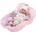 Llorens 74132 NEW BORN - мигаща реалистична бебешка кукла със звуци и мека текстилна (4-74132)