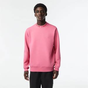 Lacoste Блуза Lacoste Double Sided Logo Collar Sweatshirt - Pink
