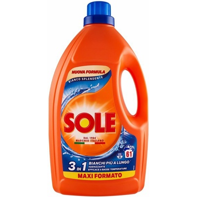 Sole 3v1 prací gél na biele prádlo 61 PD