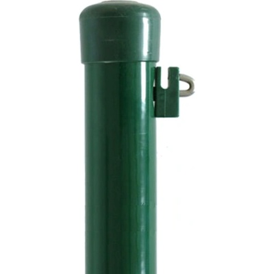 Plotový stĺpik PRIMA poplastovaný 2000 mm | okrúhly profil Ø 48 mm | zelená RAL 6005