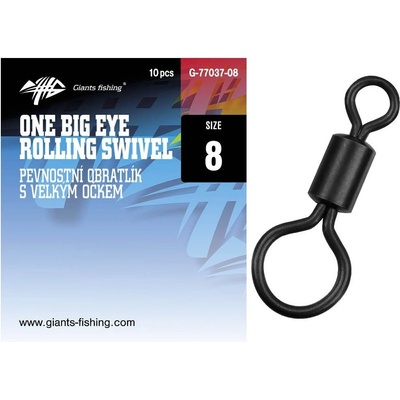 Giants Fishing Pevnostní Obratlík s Velkým Očkem Big Eye Swivel vel.8 25kg 10ks – Zboží Mobilmania