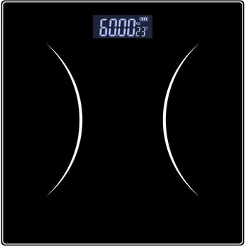 Rosberg Електронен кантар ROSBERG R51650G, До 180 кг, LCD дисплей, 2 x AAA батерии, Черен (5R51650GBK)