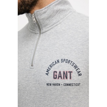 Gant Суичър Gant мъжки в сиво с принт 2067091 (2067091)