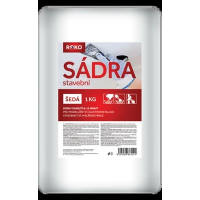 Sádra šedá – 1 kg