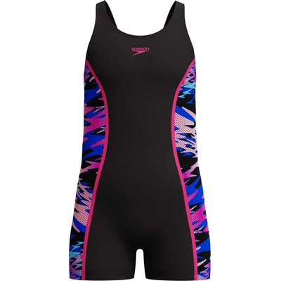 Speedo Цял бански girls hyperboom splc msbk legsuit