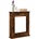 vidaXL Облицовка за камина, опушен дъб, 75x20x87, 5 см, инженерно дърво (854584)