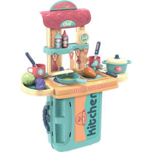 Buba Игрален комплект Buba - Кухня в куфарче, Синя (008-976) - kindermarket