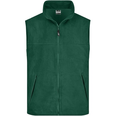 James & Nicholson fleecová vesta JN045 tmavě zelená