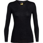 Icebreaker Дамско мериносово термобельо Icebreaker Women's 175 Everyday L/S Crewe Merino base layer - Black - размер XS (115-0913-0111)