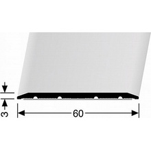 Küberit 446 SK F2G Prechodový profil Im. nerezu