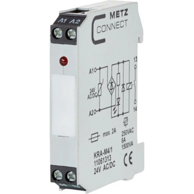 Spojovací modul Metz Connect 11061313 11061313, 24 V DC/AC, 1 ks