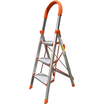 ТУНДЖА Стълба алуминиева домакинска двураменна тип d 3 стъпала 1.22м ТУНДЖА (9700647)