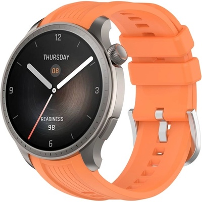 PROTEMIO SILICONE Vymeniteľný remienok pre Amazfit Balance oranžový 85694