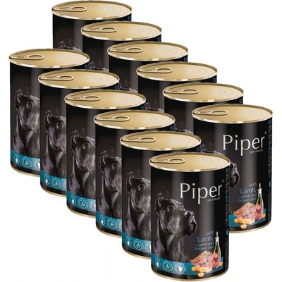 Piper Adult jahňa mrkva a hnedá ryža 12 x 400 g