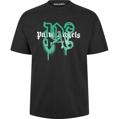 Palm angels Тениска PALM ANGELS Men's Milan T-Shirt - Black Green