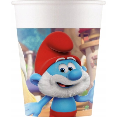 Procos Papierové poháre Šmolkovia 200 ml