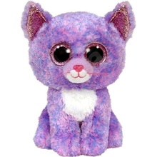 TY Beanie Boos Cassidy fialová kočka 36248 15 cm