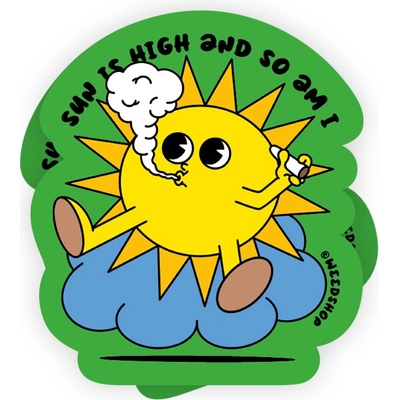 Samolepka Sun - weedshop – Hledejceny.cz