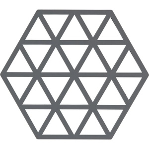 Zone Сива силиконова подложка за гореща тенджера Триъгълници - Zone (330226)