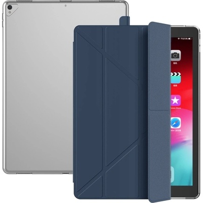 Vsetkonamobil 64863 LEATHER Zaklápací obal Apple iPad Pro 12.9 2015 / 2017 tmavomodrý