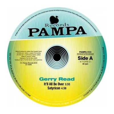 Gerry Read - It'll All Be Over LP