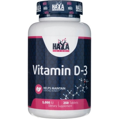 Haya Labs Vitamín D3 5000 IU 250 tabliet