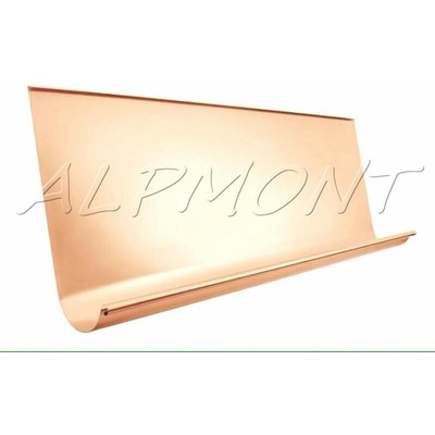 Okapový žlab nástřešní r.š.670mm měděný Cu dl.2m