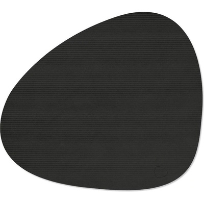 LIND DNA Подложка за маса CURVE CORDUROY 37 x 44 cm, черен инк, кожа, LIND DNA (LIND993003)