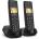 Gigaset Pure 100 Duo черен телефонен апарат L36852-H3105-S201 (L36852-H3105-S201)