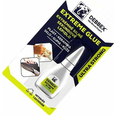 DEBBEX EXTREME GLUE - Extrémne silné sekundové lepidlo 20 g