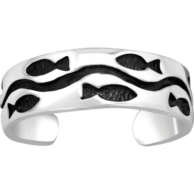 Olivie Stříbrný prsten na nohu 5437