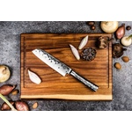 Forged Кухненски нож Forged - Ръчна изработка - японска стомана 440С - Холандия - Серия Intense - Santoku 18см