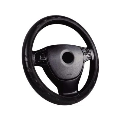 Кожен калъф за волан 38см - Run - черен цвят